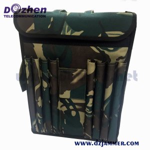 Military Durable 6 bands High Power RF Signal Backpack Jammer GSM 3G 4G Cell Phone Drone Signal Jammer